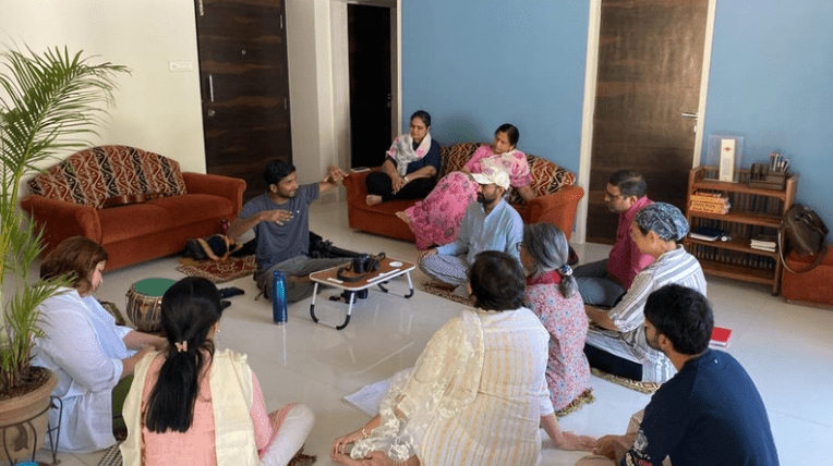 mauli community living training recreation learning evolving volunteering at Bodhmarga Foundation service to the divine seva