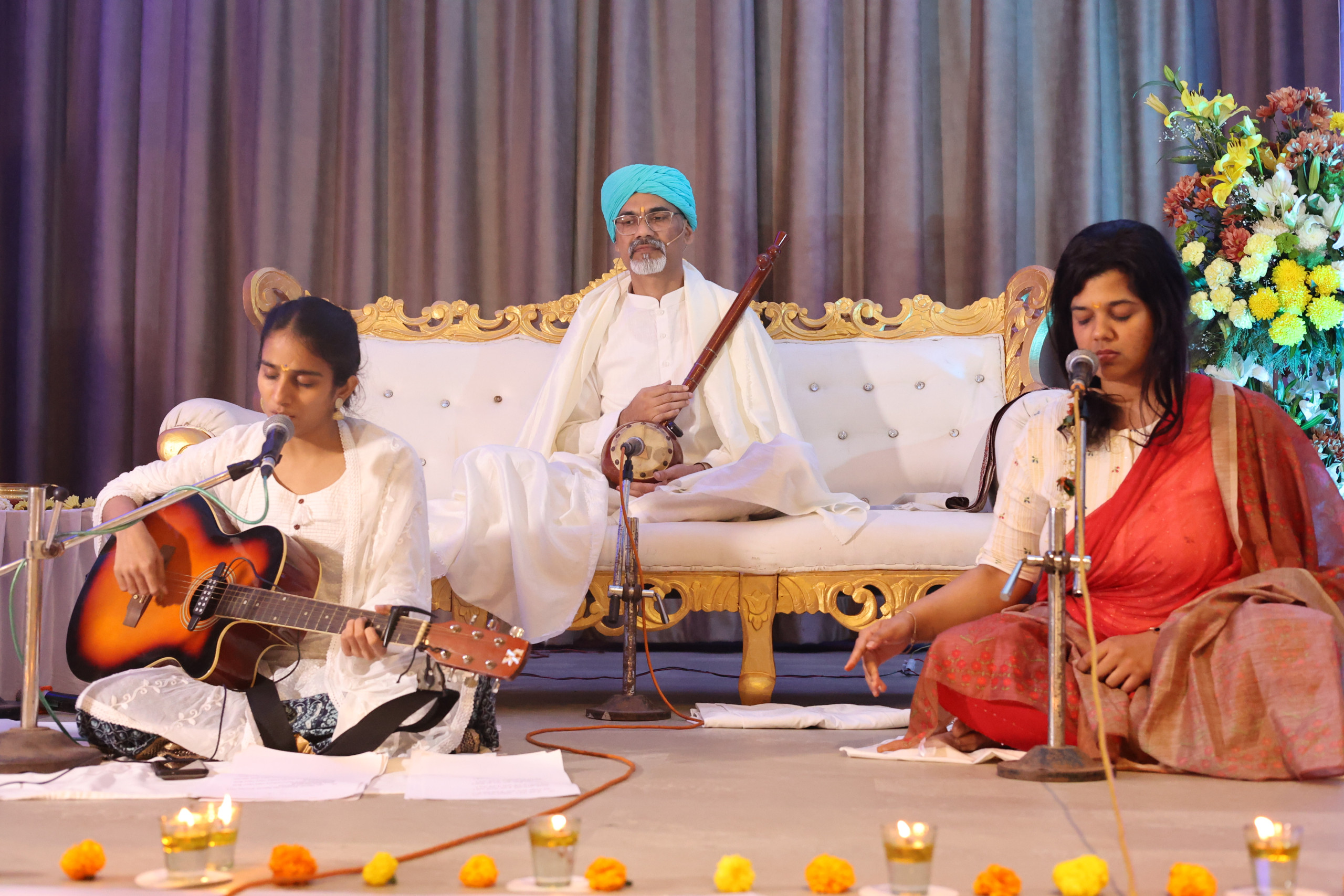 Siddha Kirtan with Vibhushri at Bodhmarga foundation healing musical instruments mahashivaratri fun event recreational shibir festival at Bodhmarga spiritual retreat event function